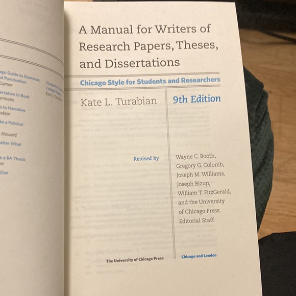 A manual for writers of research papers, thesis, and dissertations ninth edition - Picture 7 of 16